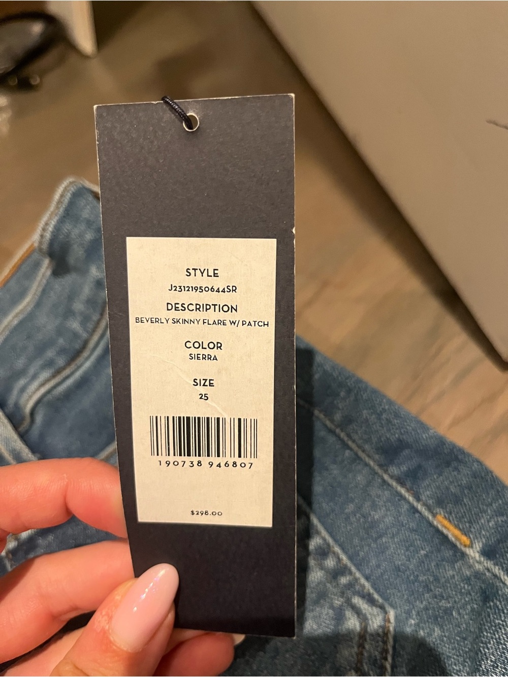 Veronica Beard NWT Beverly Skinny Flair Jeans, size 25 - Picture 3 of 8